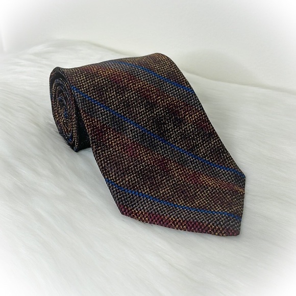 💕Very Handsome Multicolored Mens Silk Necktie💕 - Picture 8 of 12